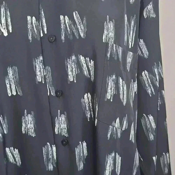 Marcello Sport Men's‎ Button Doen Shirt Size Large Black - Picture 2 of 7